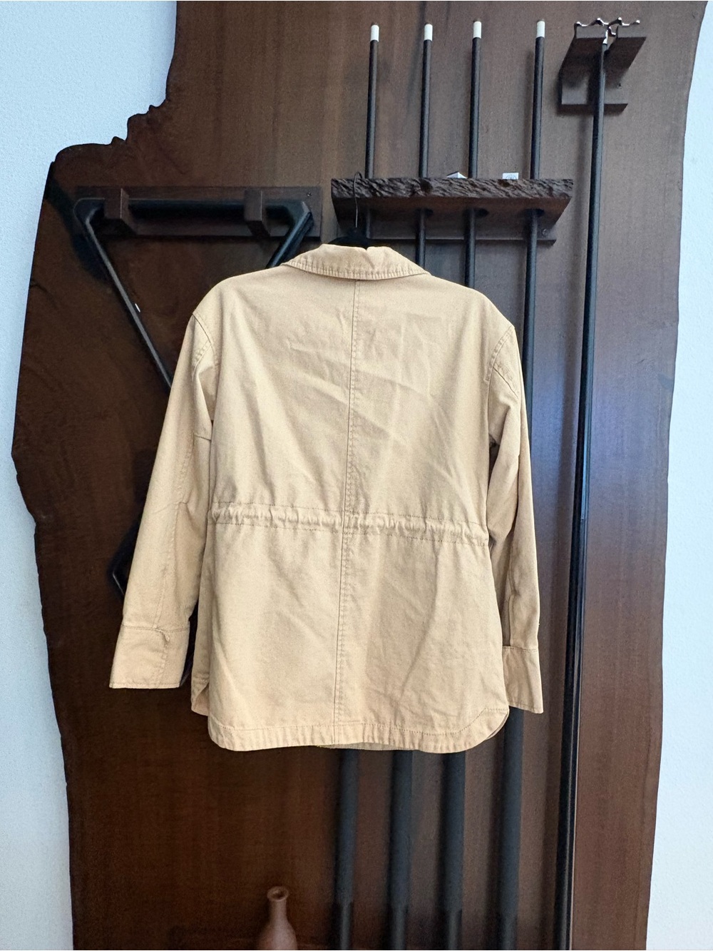 Universal Thread Tan Utility Jacket with Front Pockets - Picture 4 of 14